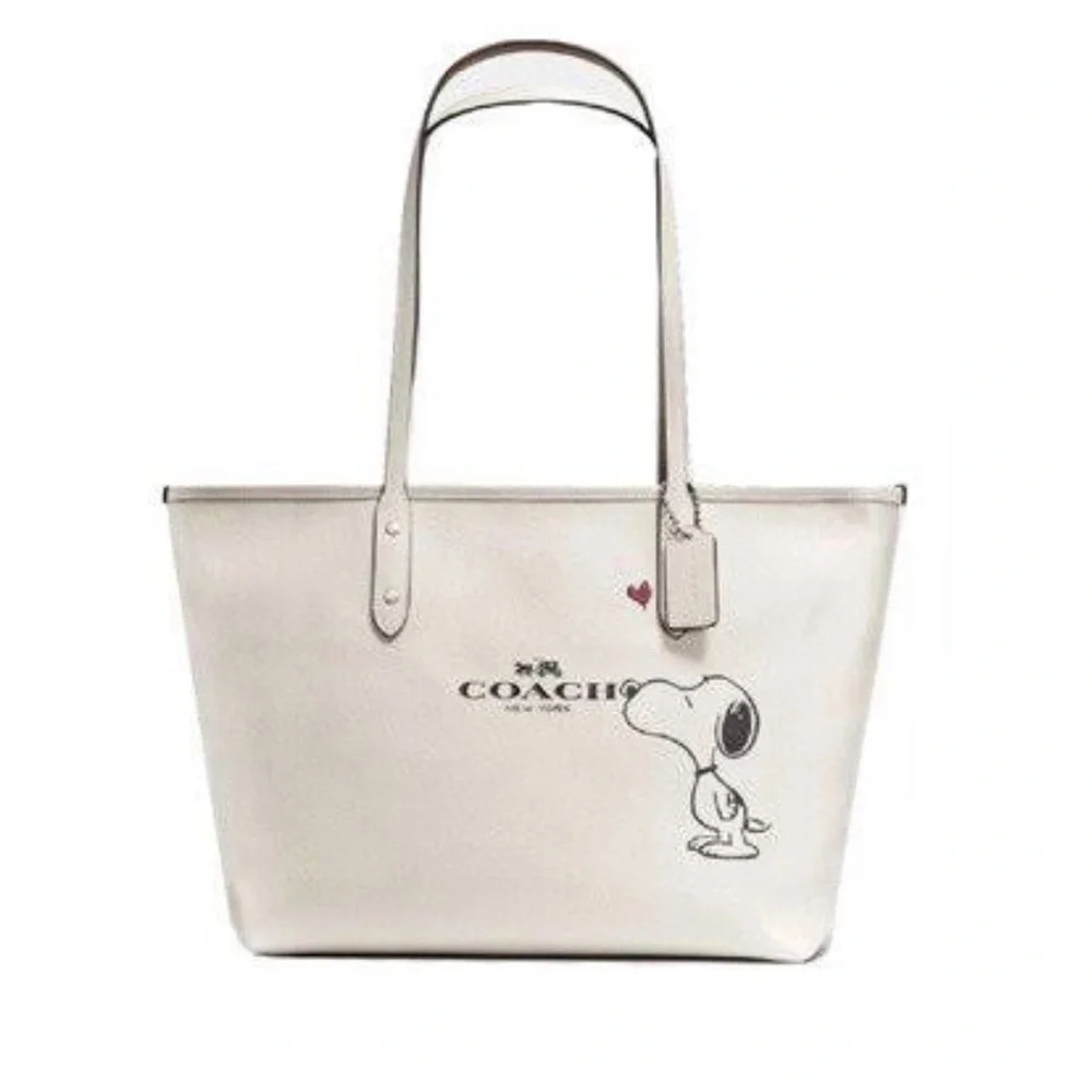 Peanuts x Coach Tote, NWT-offers welcome - Picture 12 of 13